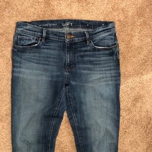 Loft “relaxed skinny jeans”